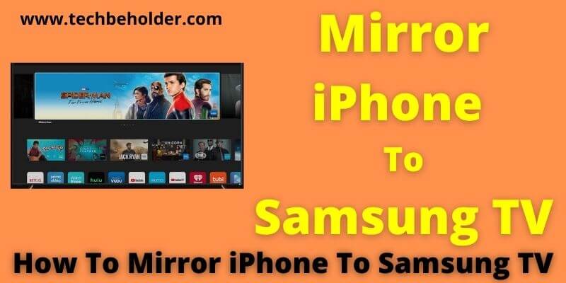 Mirror iPhone To Samsung TV