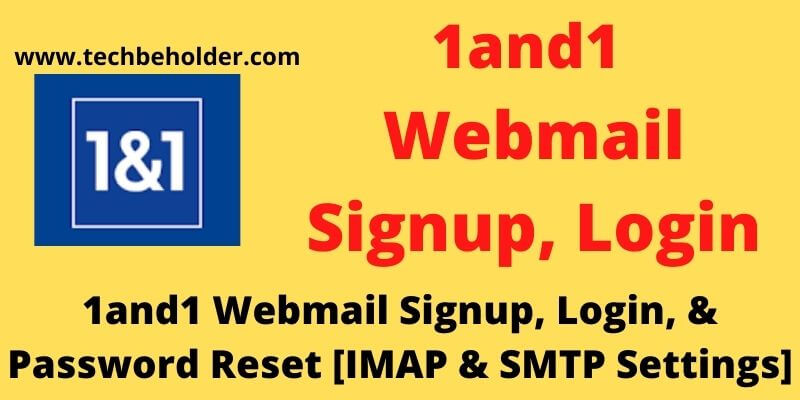 1and1 webmail signup and login