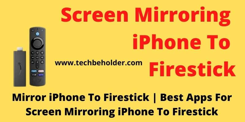 Mirror iPhone To Firestick